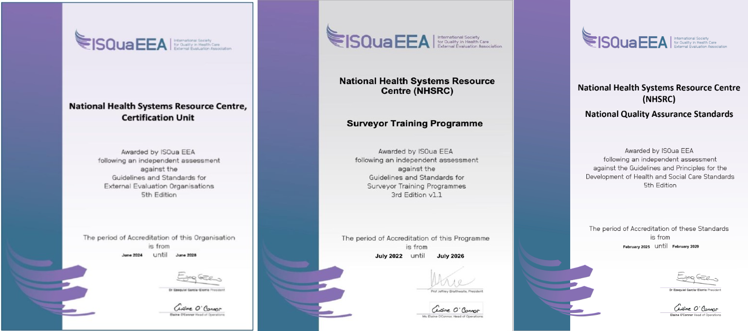 Triple Excellence: ISQuaEEA Accredited Standards, Training Program, and Certification Unit
