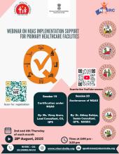 NQAS Implementation Webinar Series: Certification under NQAS and Sustenance of NQAS