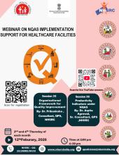 NQAS Implementation Webinar Series: Organisational Framework for Quality Improvement and Productivity Indicators under NQAS