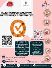 NQAS Implementation Webinar Series: Implementation of Quality Tools (Fishbone and Pareto Analysis) and Benchmarking of Outcome Indicators