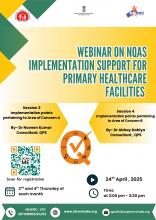 Flyer for 3rd and 4th session for NQAS Implementation support for PHFs online lecture series