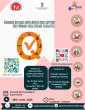 NQAS implementation Webinar Series: Area of Concern G and Periodic Review of Healthcare Facility