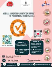NQAS Implementation Webinar Series: Quality Team (Roles & Responsibilities) & Quality Tools for Improvement in Primary Health Facilities