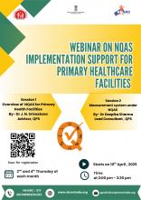 Webinar Series on NQAS Implementation support for Primary Healthcare Facilities 