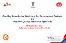 One-Day Consultative Workshop for Development Partners on NQAS 